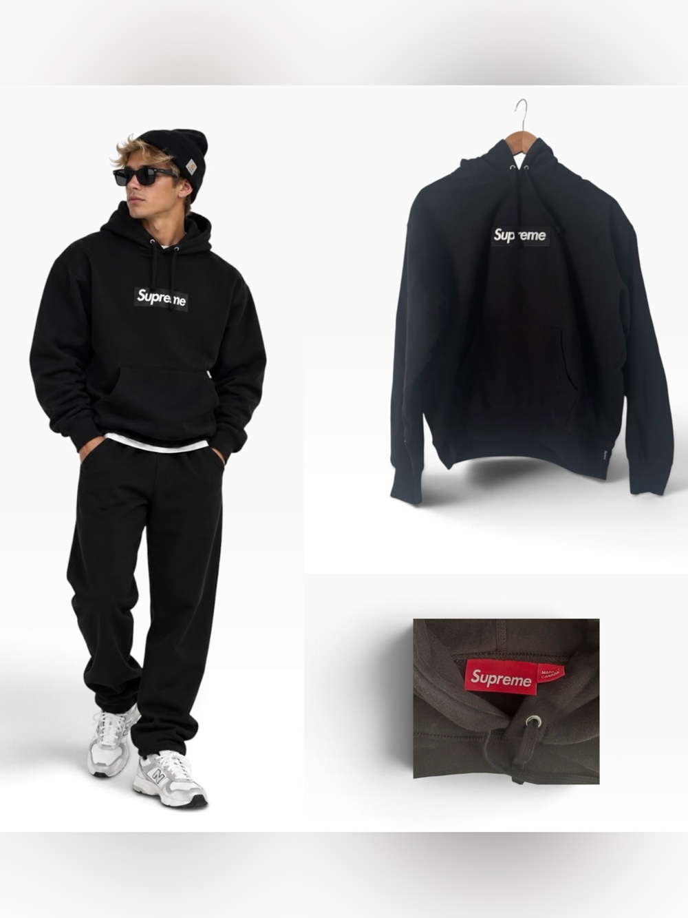 Supreme Box Logo Hooded Sweatshirt - Size Small